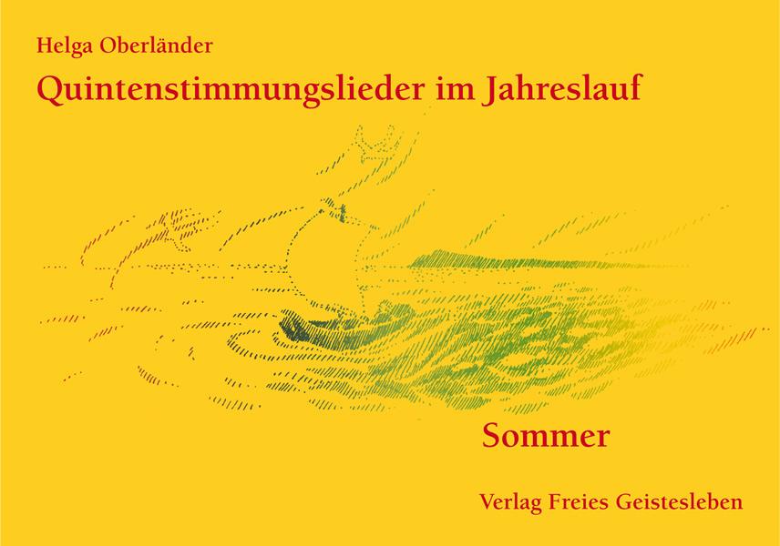 Vorderes Coverbild Quintenstimmungslieder im Jahreslauf. Sommer