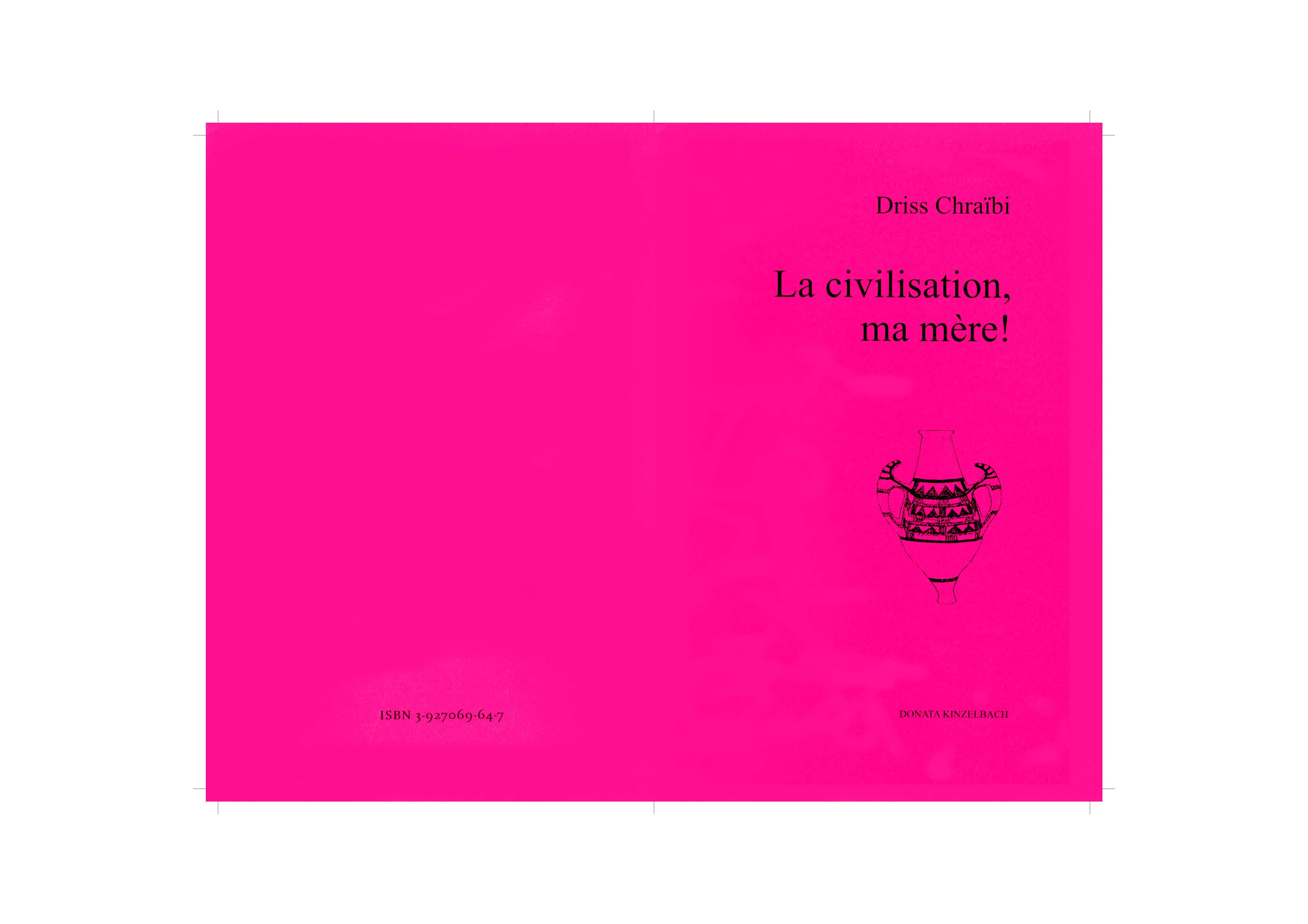 Vorderes Coverbild La civilisation, ma mère