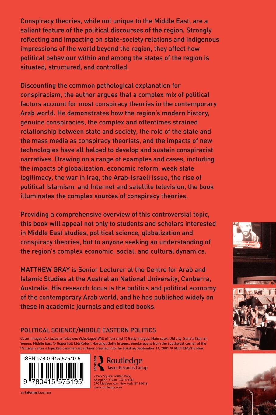 Rückseitencover Conspiracy Theories in the Arab World