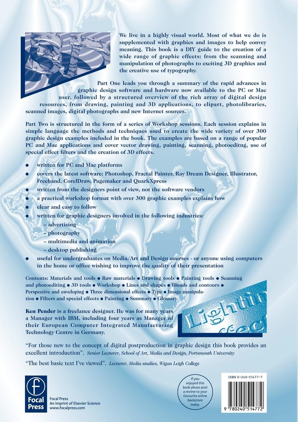 Rückseitencover Digital Graphic Design