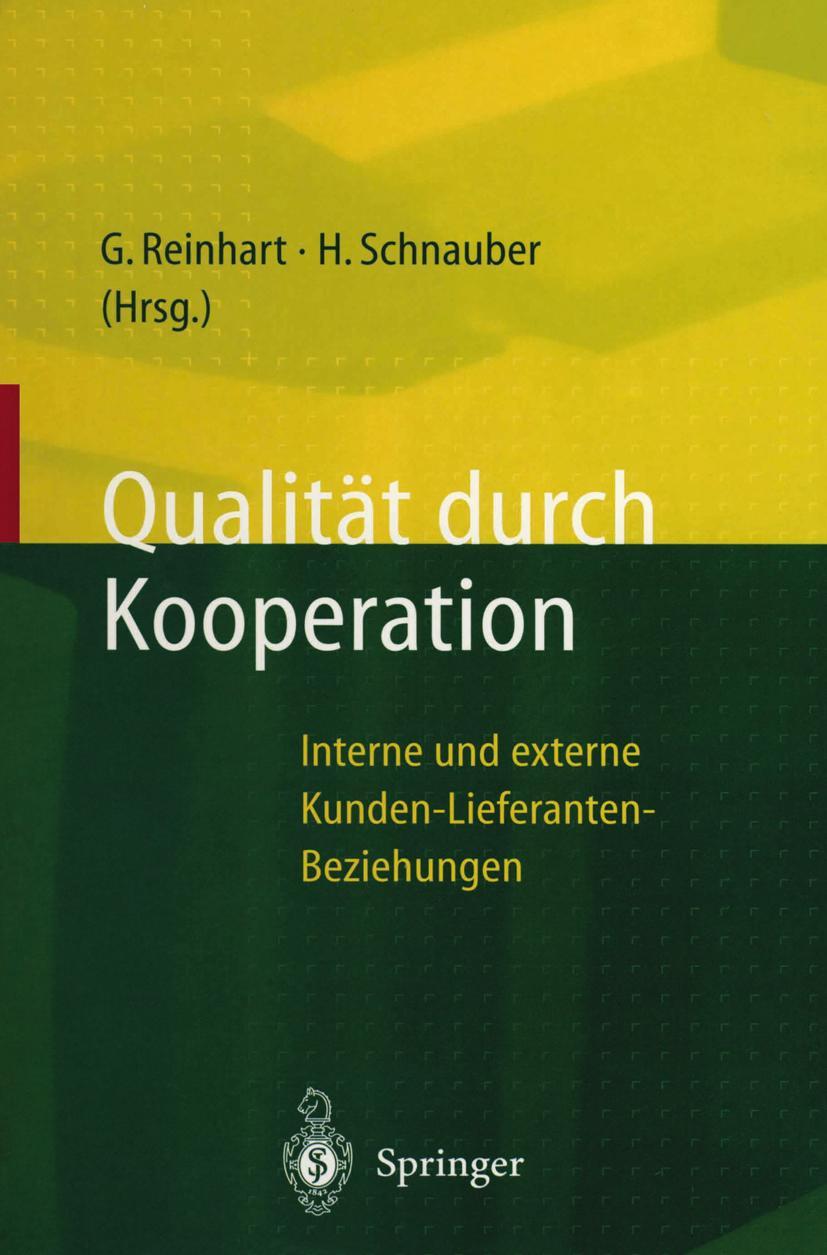 Vorderes Coverbild Qualität durch Kooperation