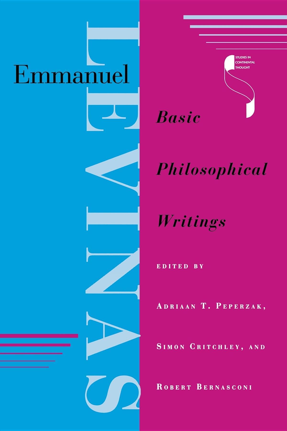 Vorderes Coverbild Emmanuel Levinas