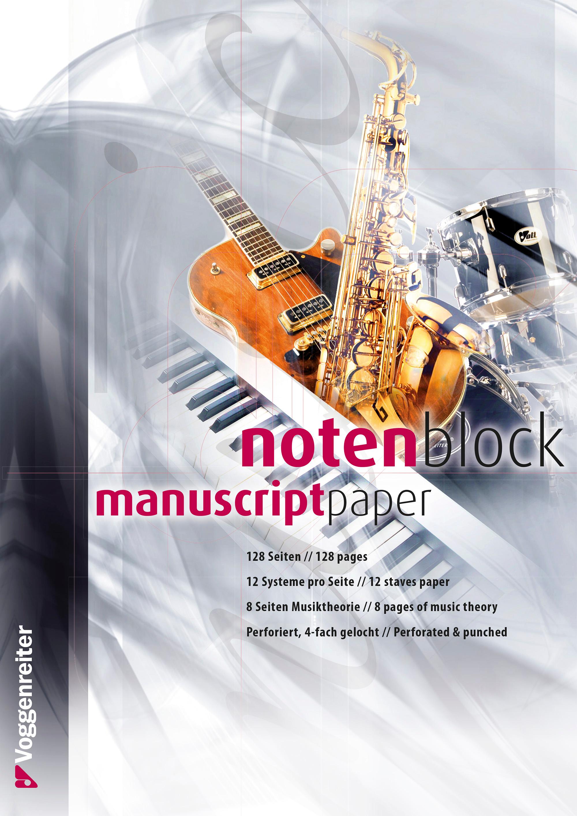 Vorderes Coverbild Notenblock