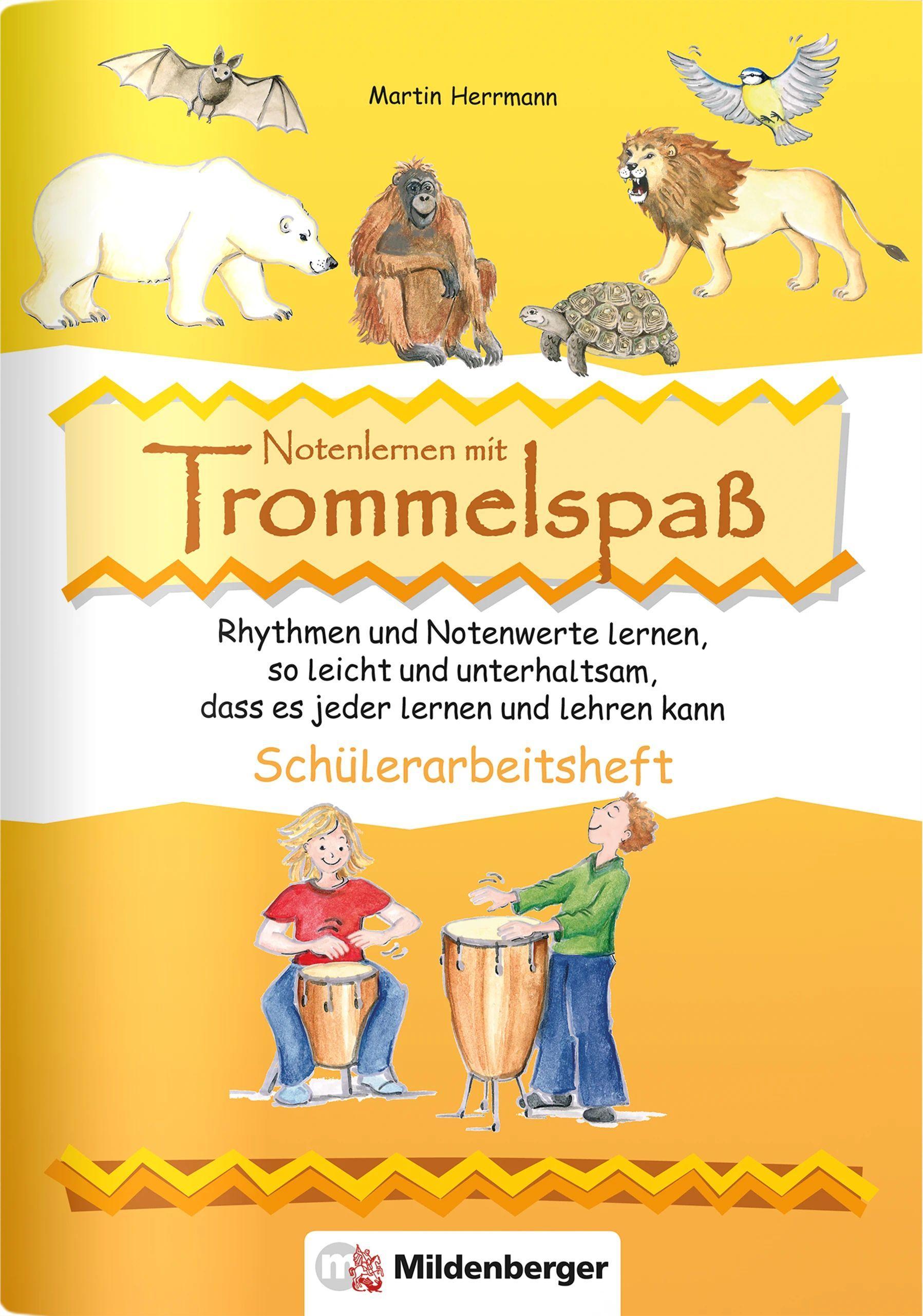 Vorderes Coverbild Notenlernen mit Trommelspaß