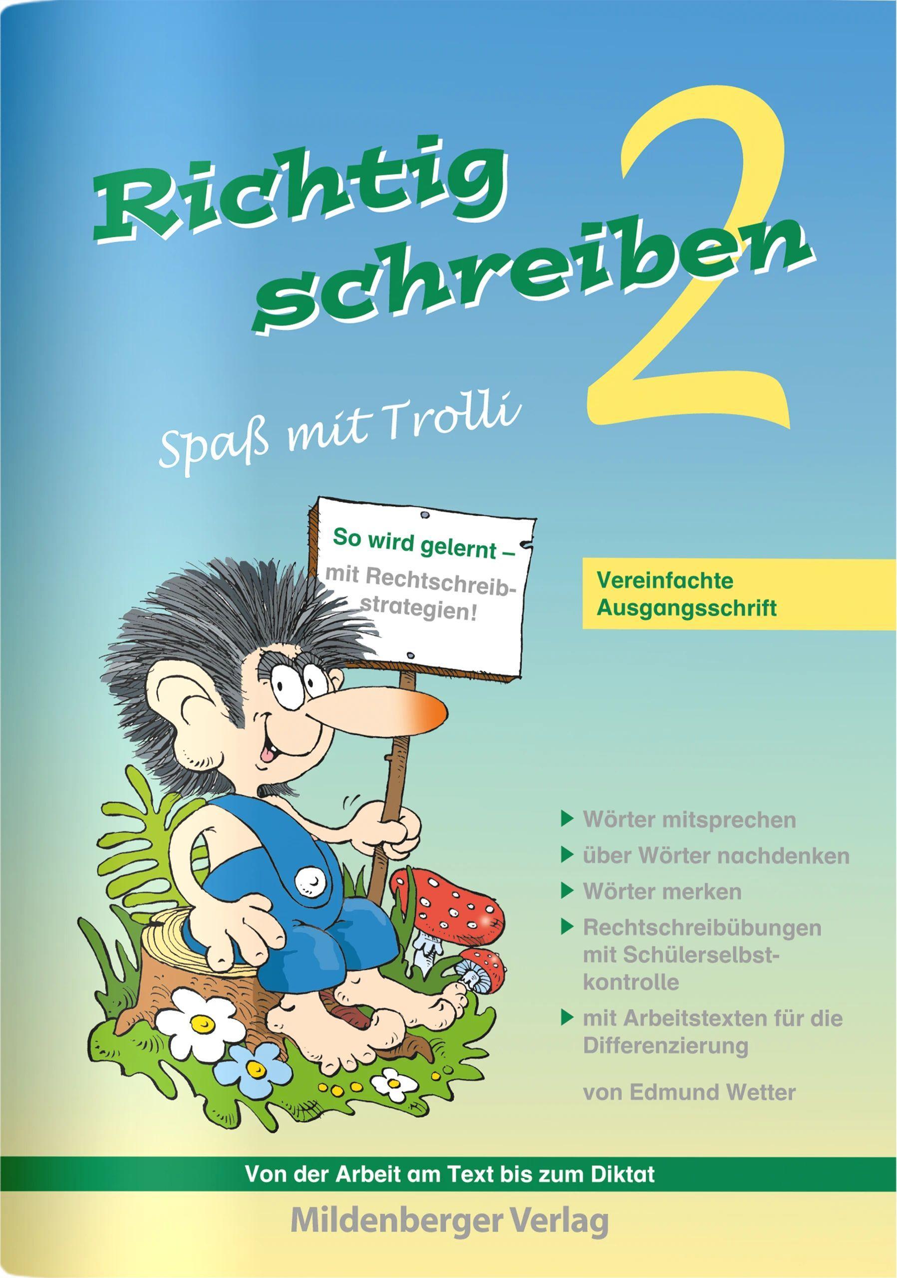 Vorderes Coverbild Richtig schreiben - Spaß mit Trolli 2