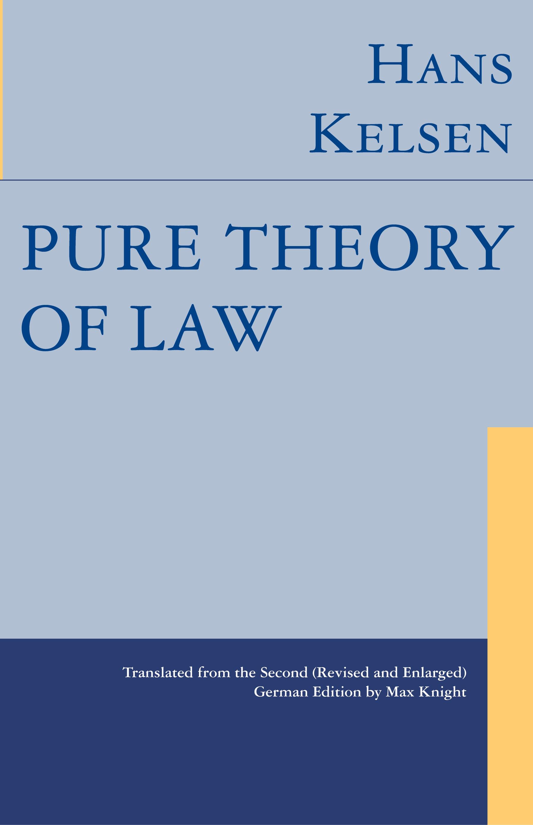 Vorderes Coverbild Pure Theory of Law