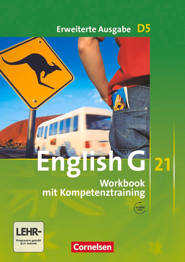 Vorderes Coverbild English G 21. Erweiterte Ausgabe D 5. Workbook Workbook mit Audios online