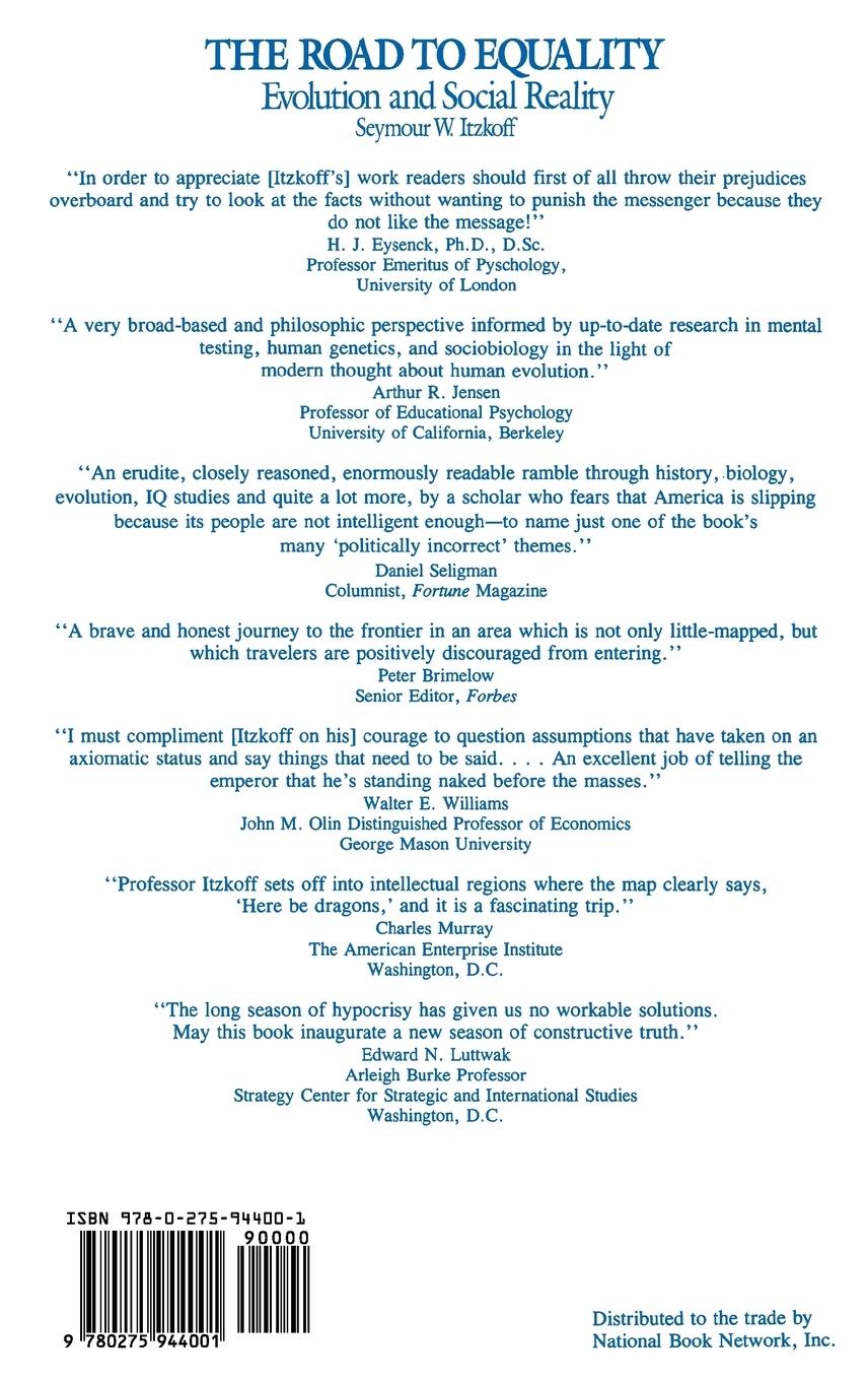 Rückseitencover The Road to Equality