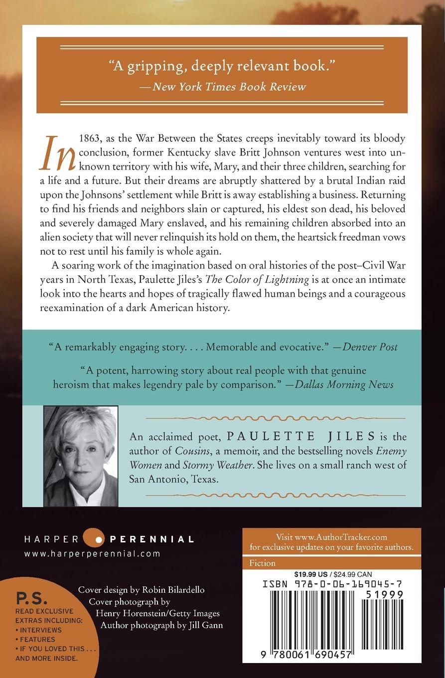 Rückseitencover The Color of Lightning