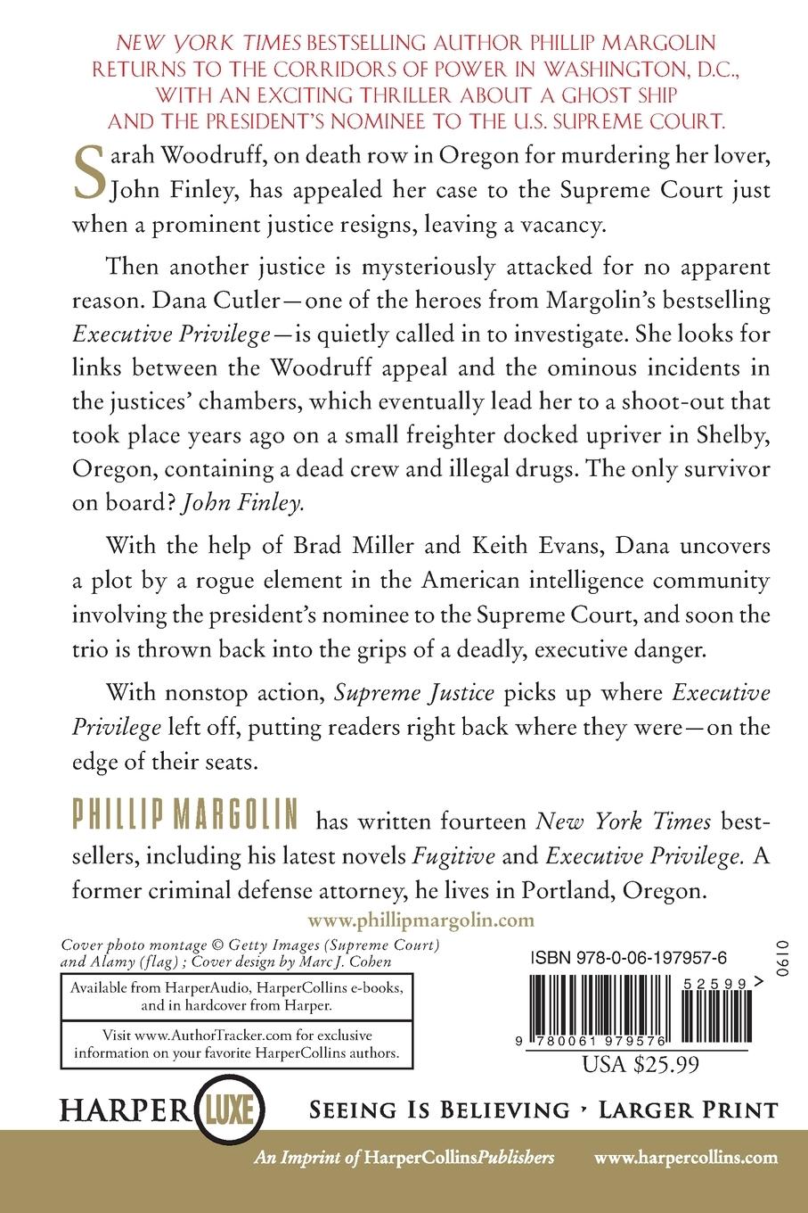 Rückseitencover Supreme Justice LP