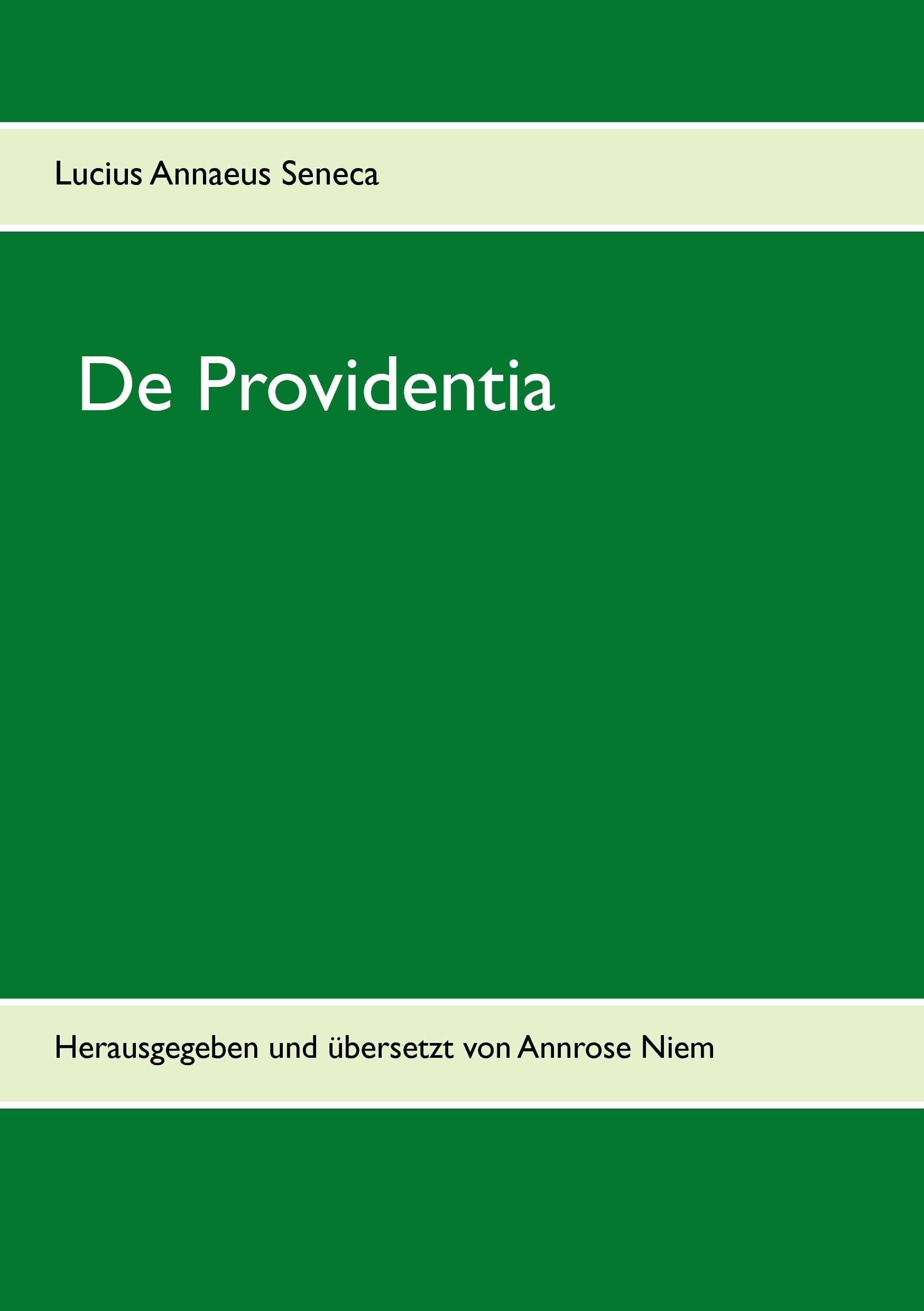 Vorderes Coverbild De Providentia