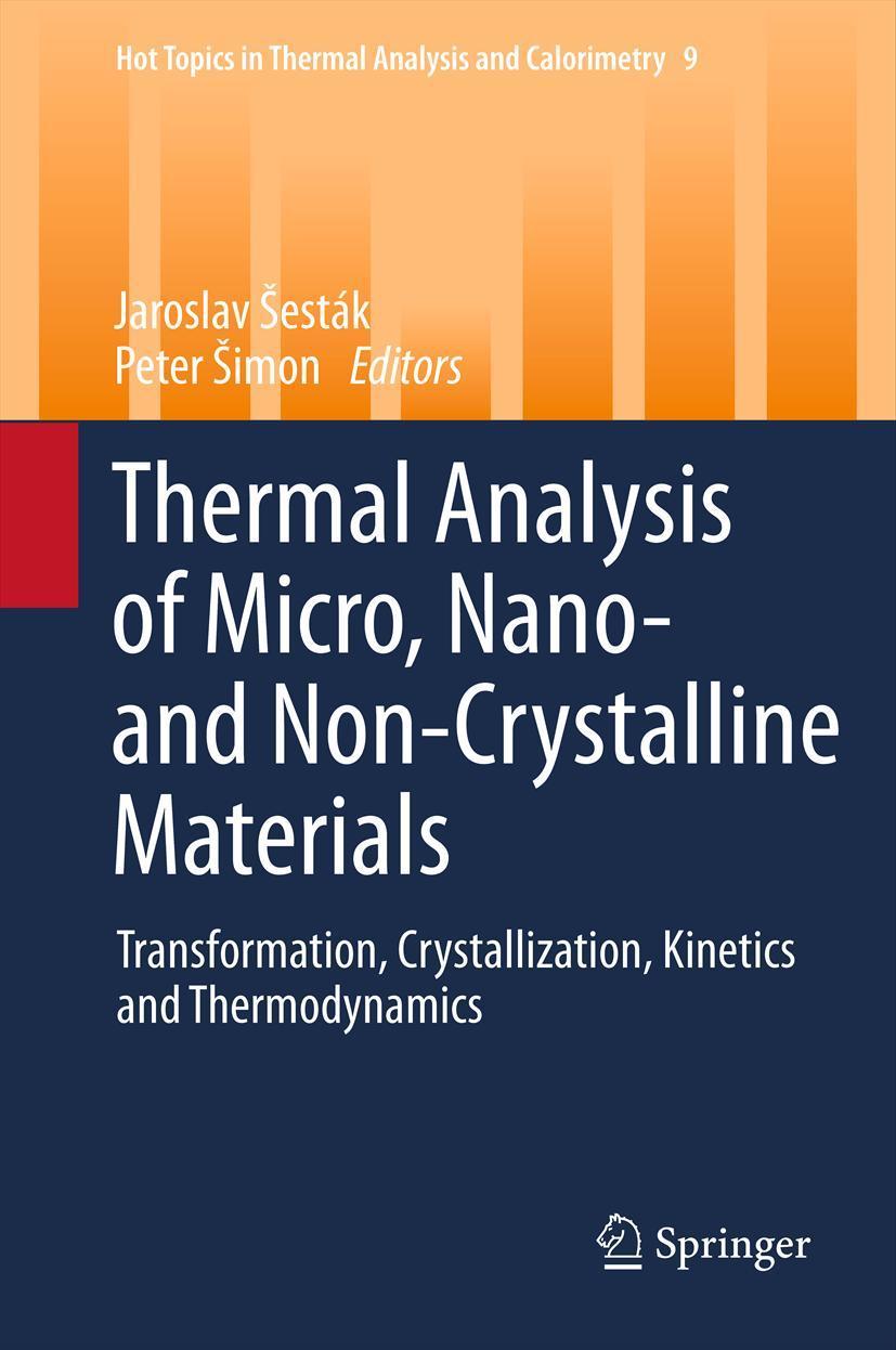 Vorderes Coverbild Thermal analysis of Micro, Nano- and Non-Crystalline Materials