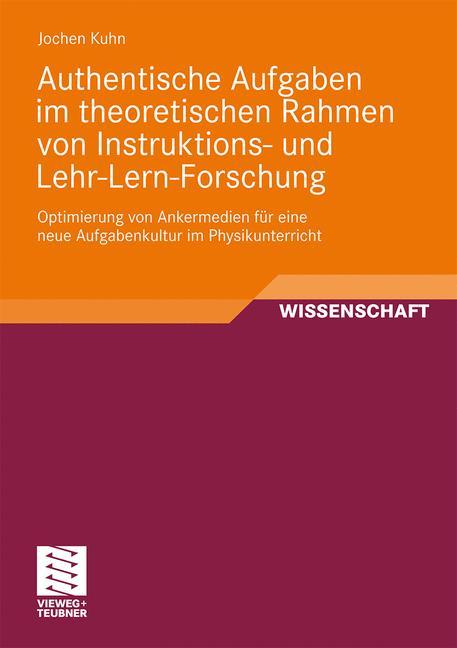 Vorderes Coverbild Authentische Aufgaben im theoretischen Bereich von Instruktions- und Lehr-Lern-Forschung