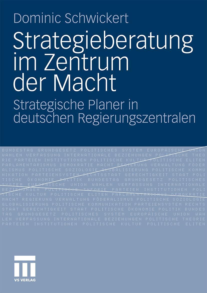 Vorderes Coverbild Strategieberatung im Zentrum der Macht
