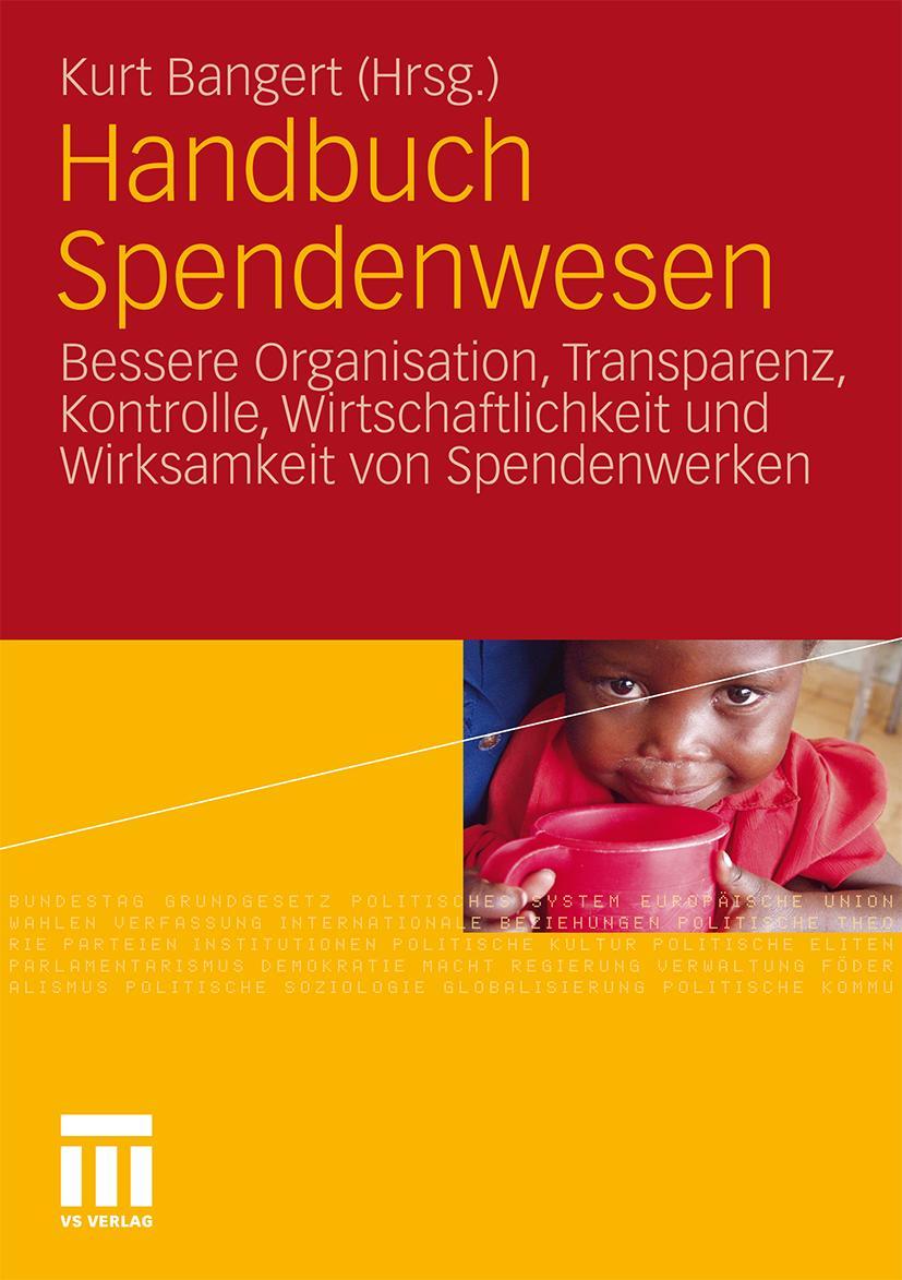 Vorderes Coverbild Handbuch Spendenwesen
