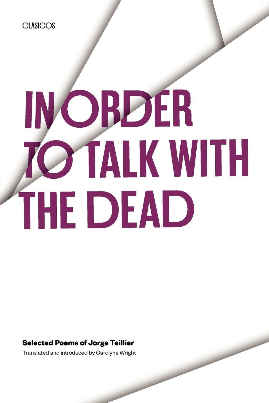 Vorderes Coverbild In Order to Talk with the Dead