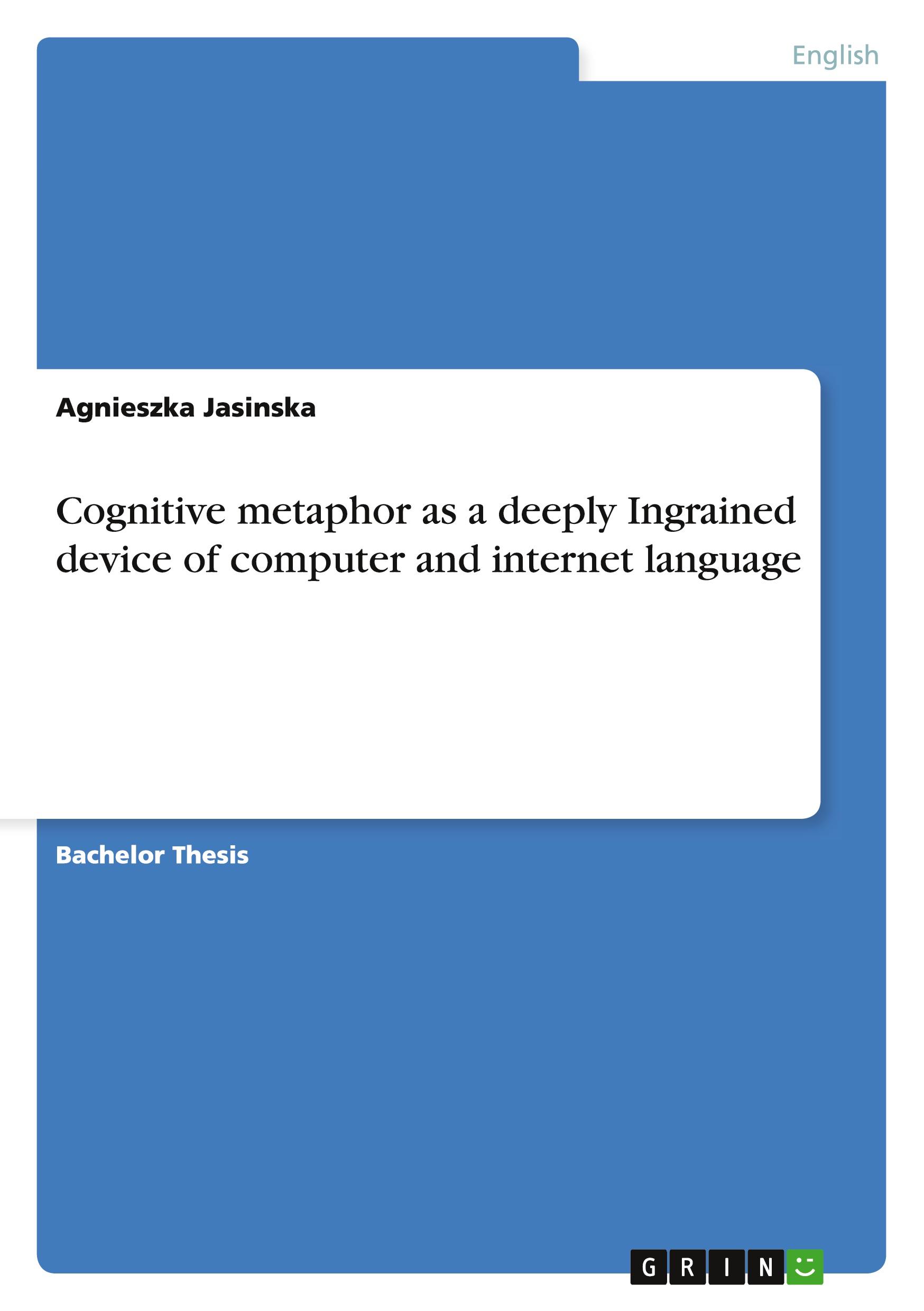 Vorderes Coverbild Cognitive metaphor as a deeply Ingrained device of computer and internet language
