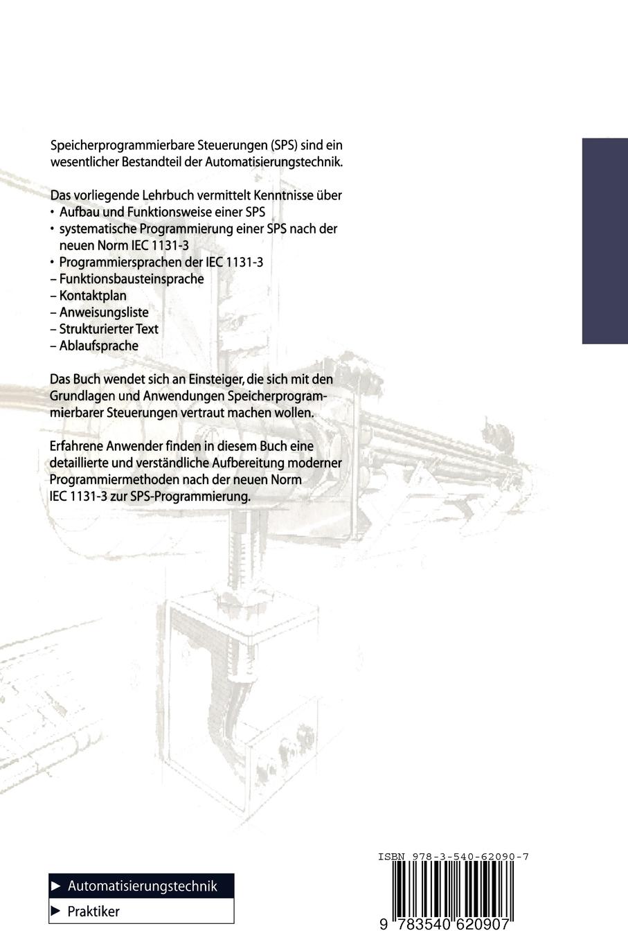 Rückseitencover Speicherprogrammierbare Steuerungen