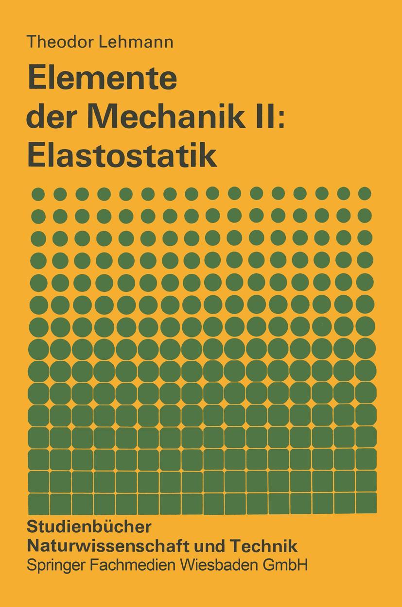 Vorderes Coverbild Elemente der Mechanik II: Elastostatik