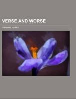 Vorderes Coverbild Verse and Worse