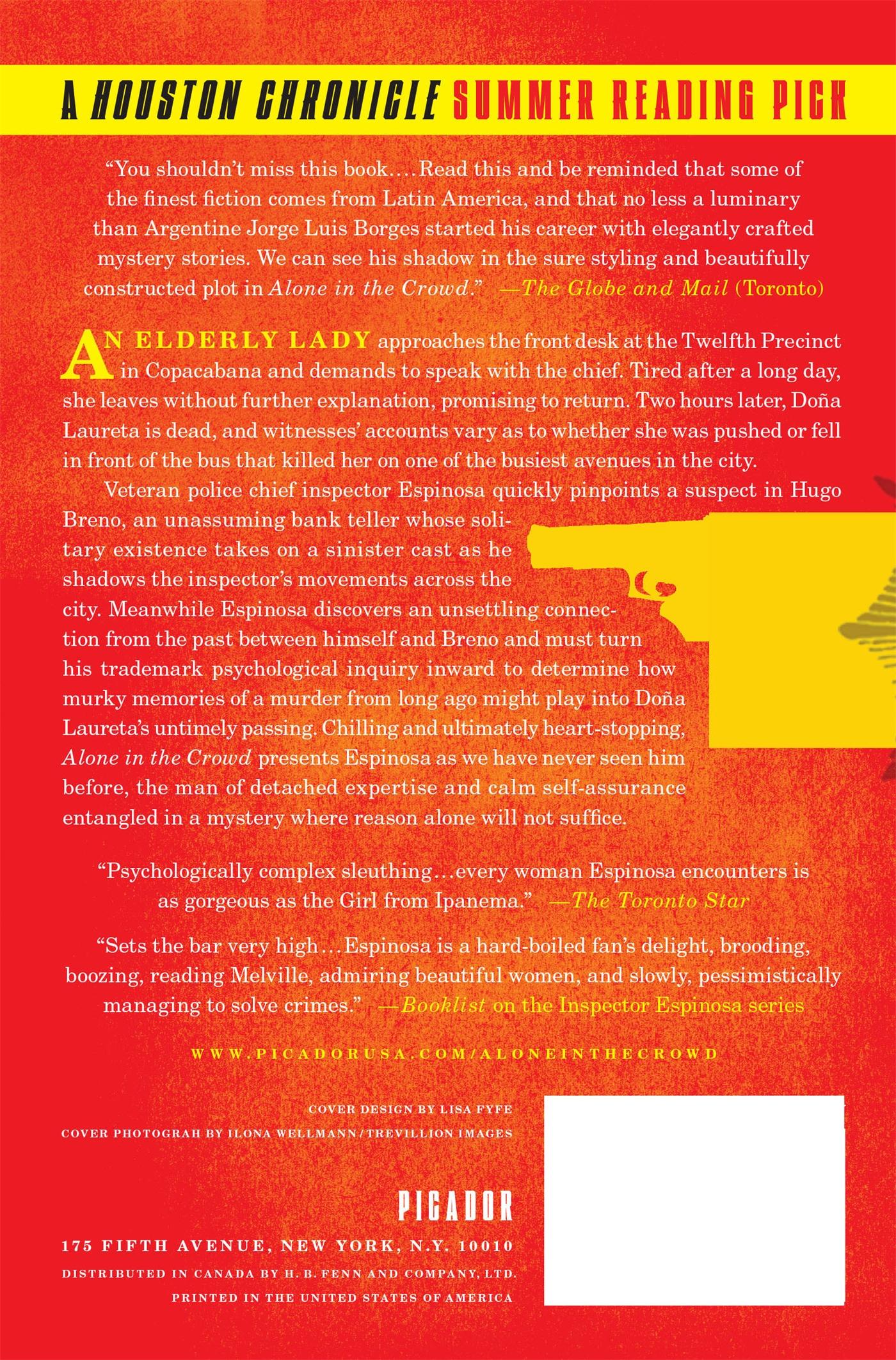 Rückseitencover Alone in the Crowd