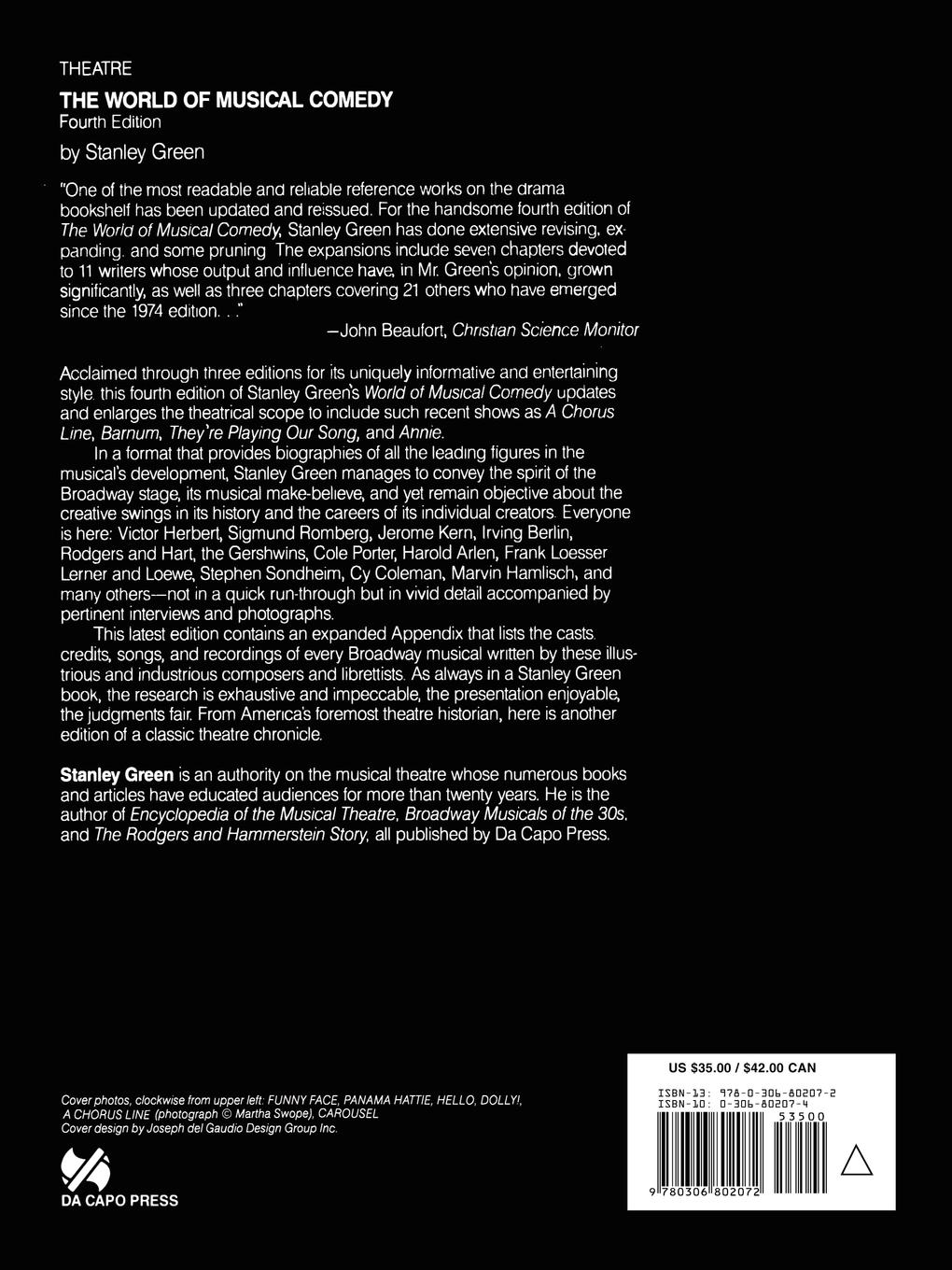 Rückseitencover The World of Musical Comedy