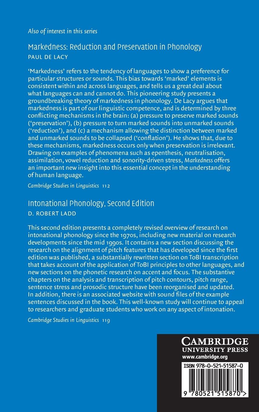 Rückseitencover Acquiring Phonology