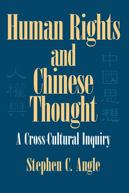 Vorderes Coverbild Human Rights in Chinese Thought