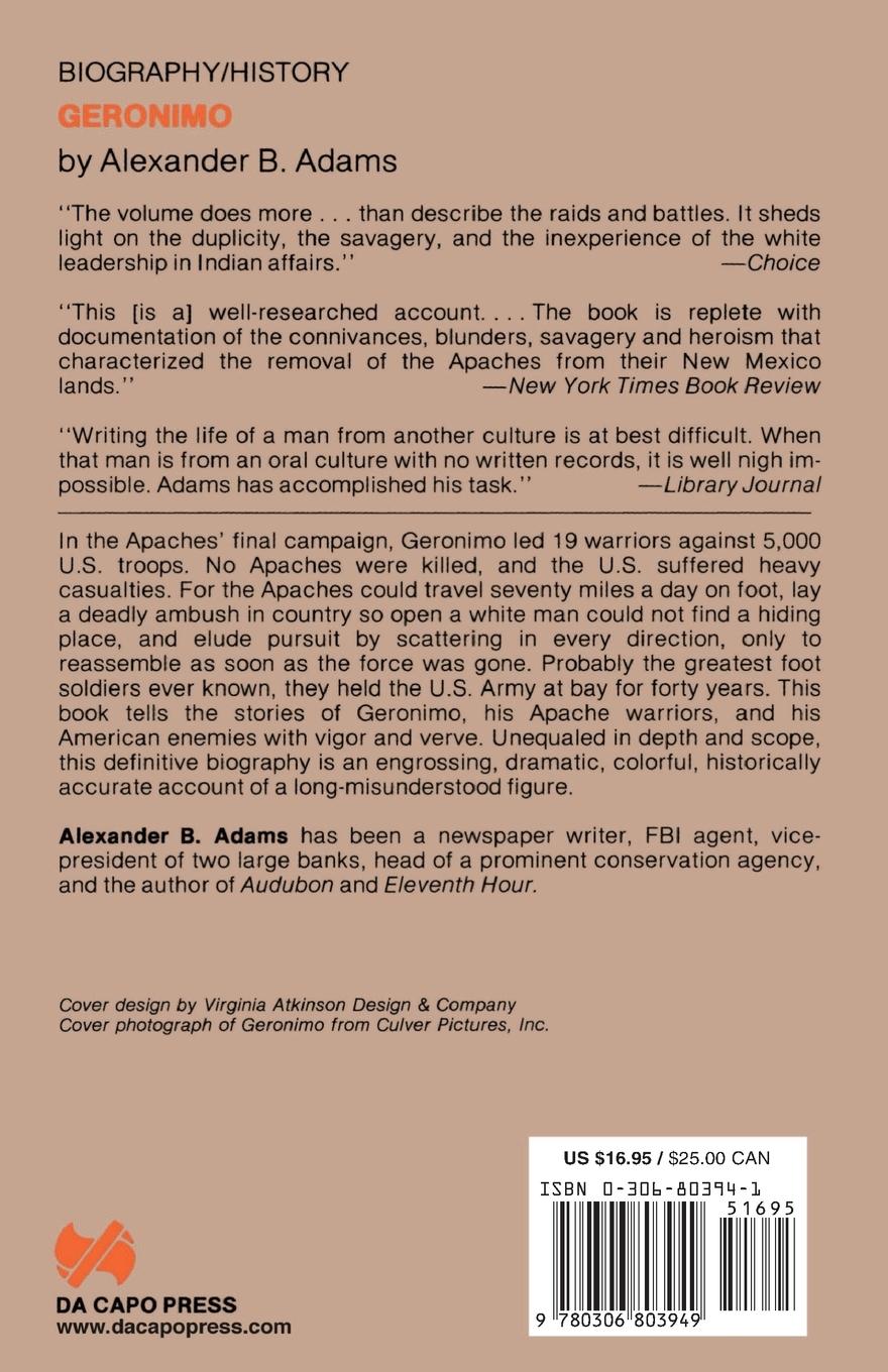 Rückseitencover Geronimo