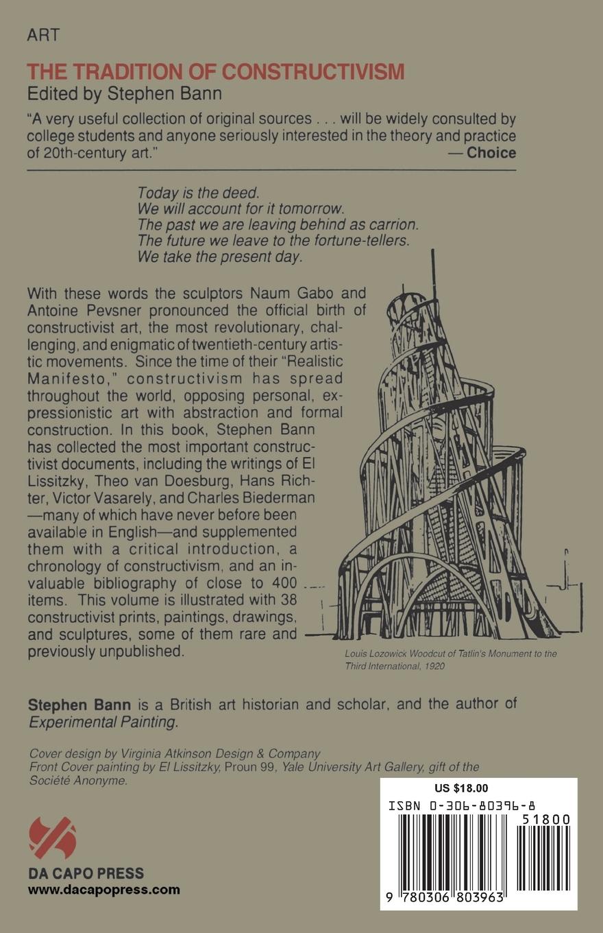 Rückseitencover Traditions of Constructivism PB