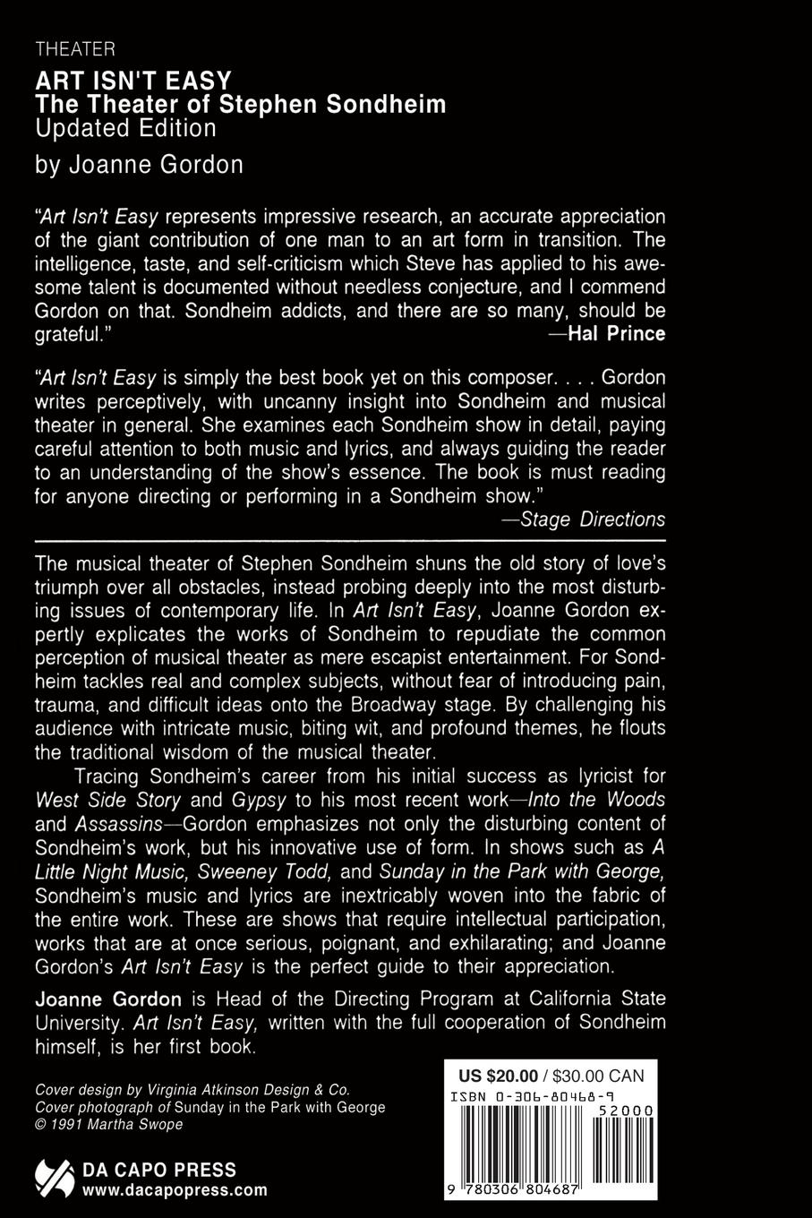 Rückseitencover Art Isn't Easy