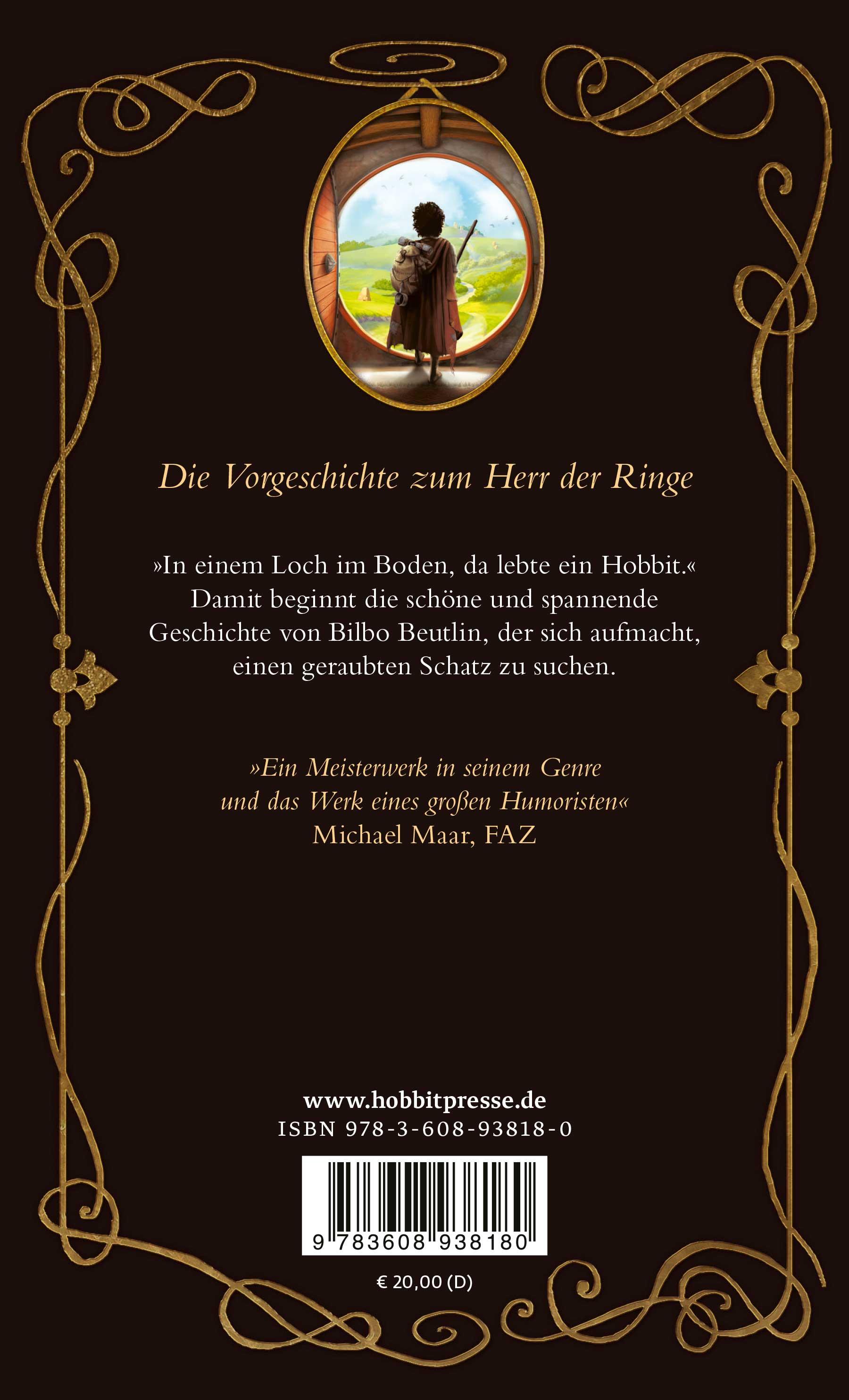Rückseitencover Der Hobbit