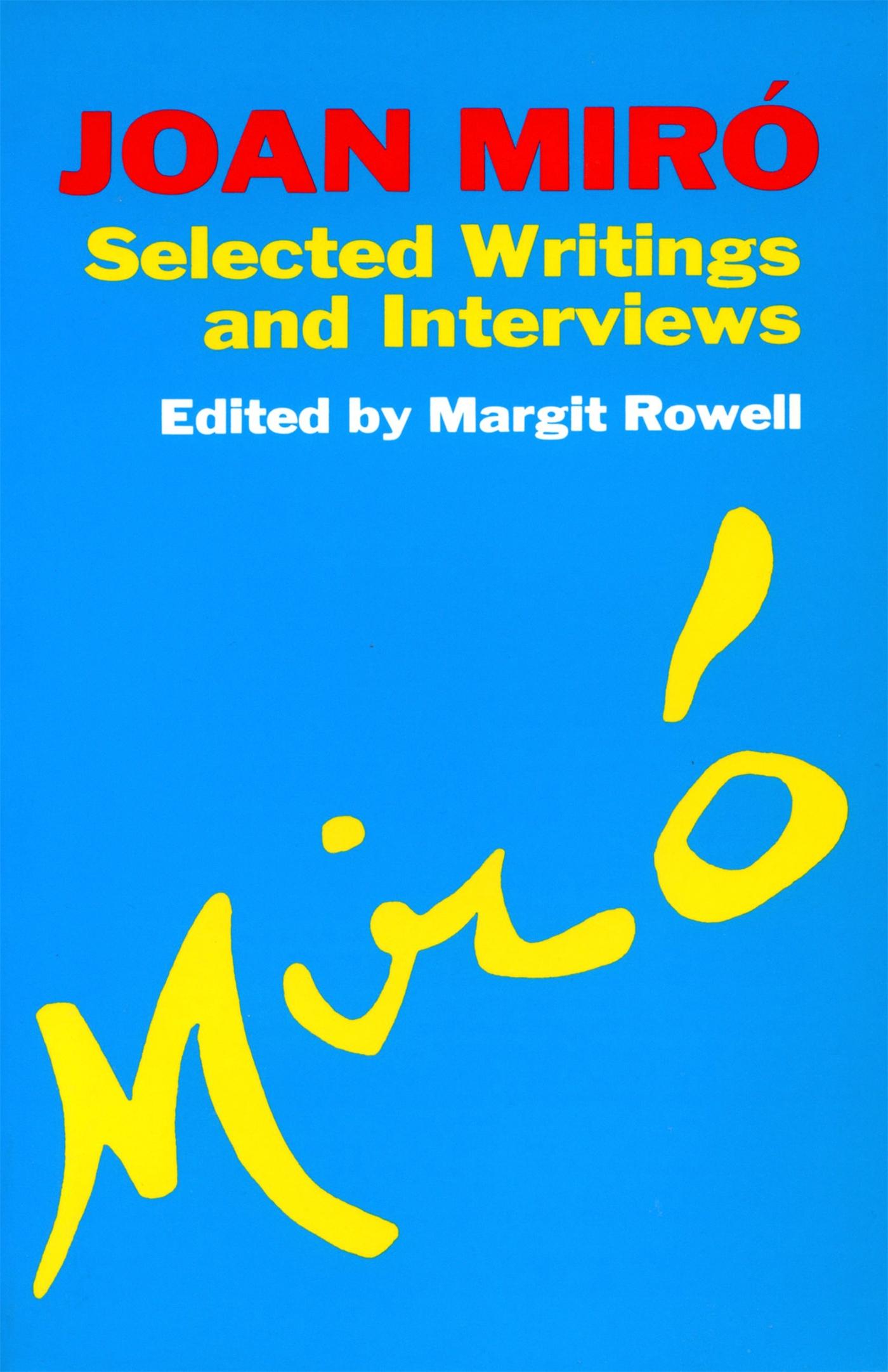 Vorderes Coverbild Joan Miro