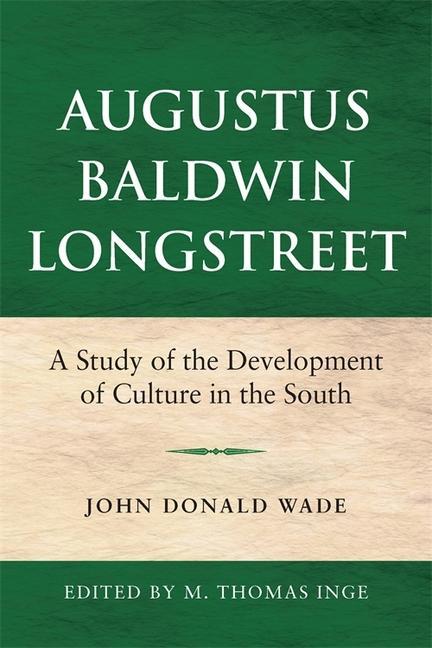 Vorderes Coverbild Augustus Baldwin Longstreet