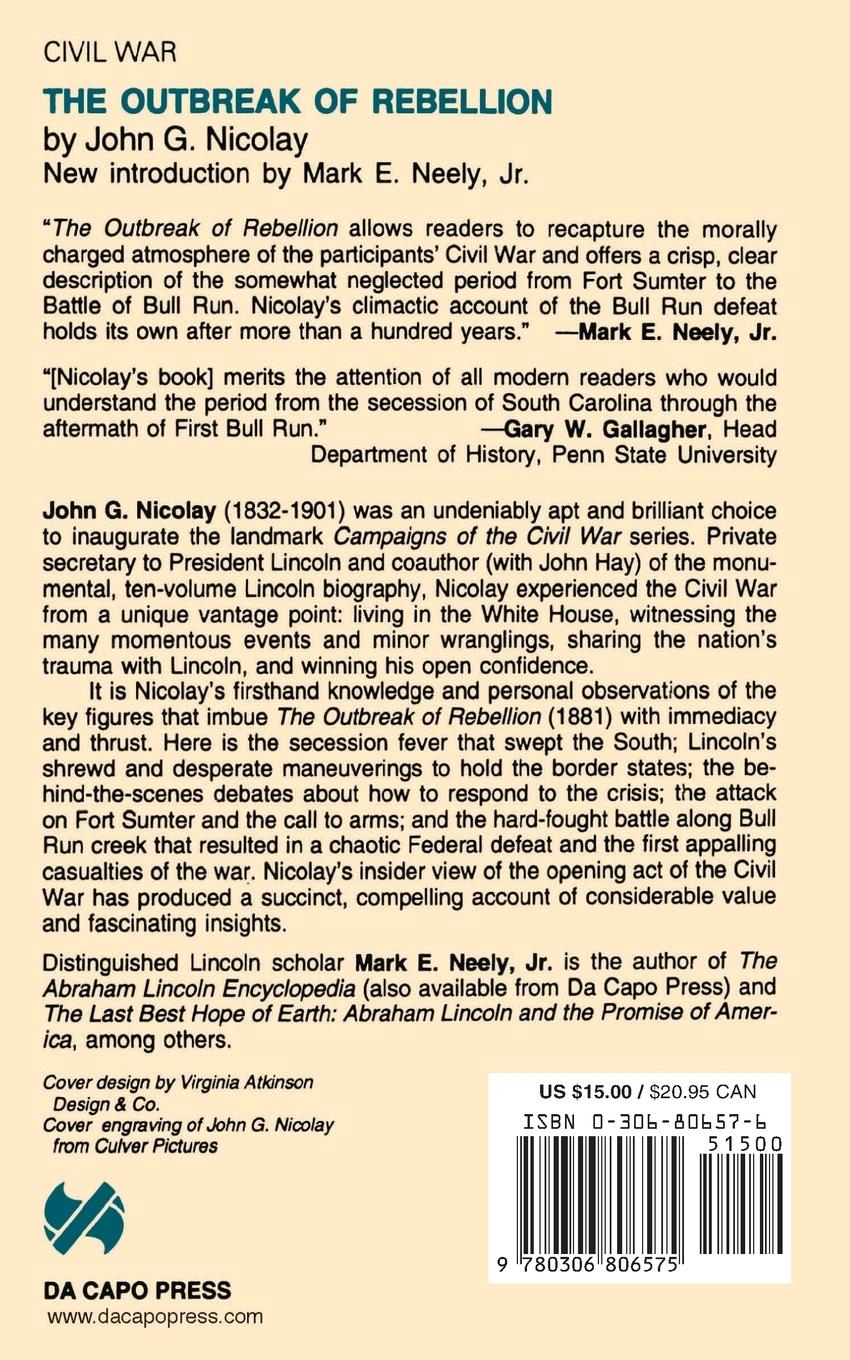 Rückseitencover The Outbreak of Rebellion