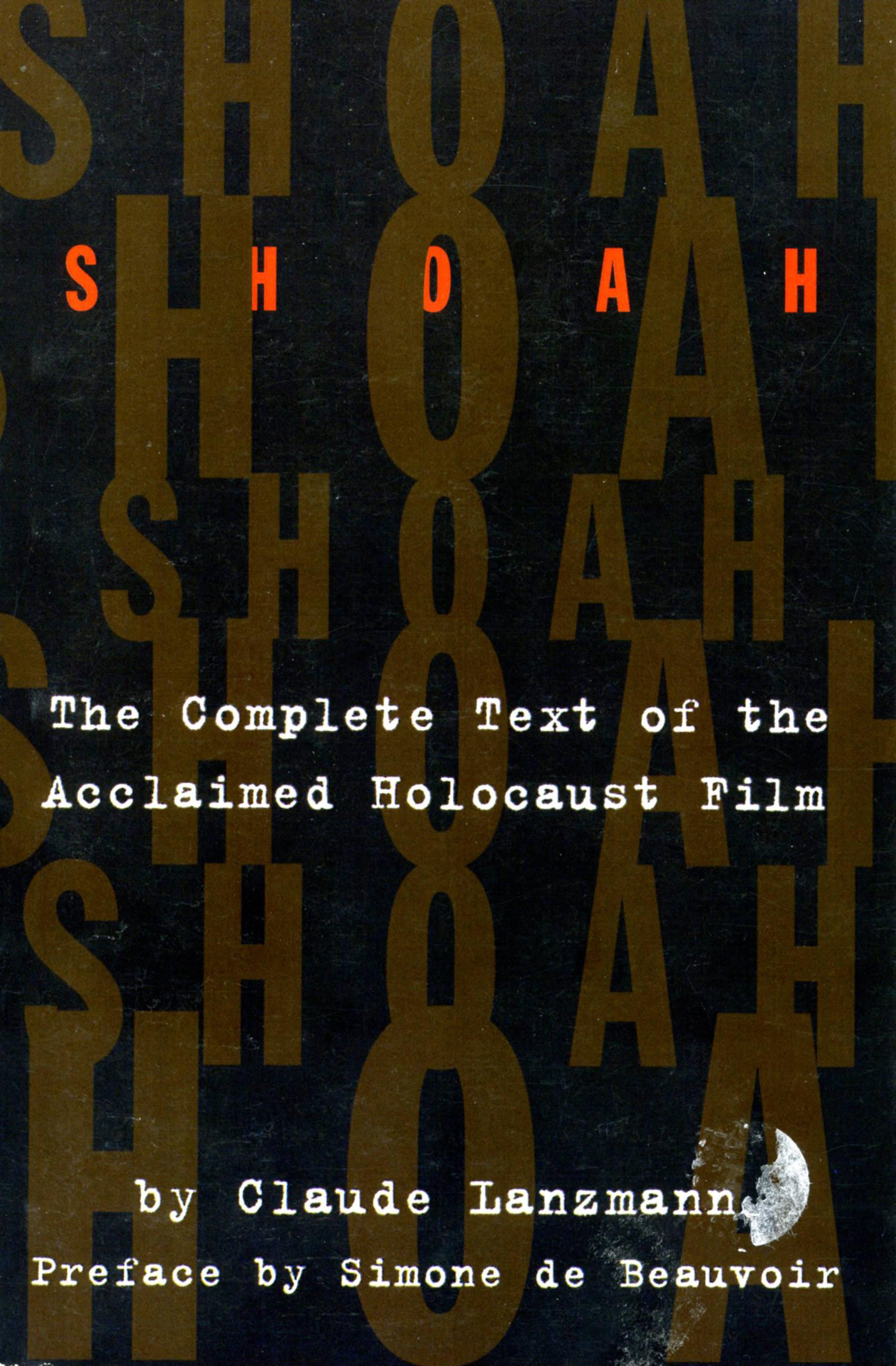 Vorderes Coverbild Shoah