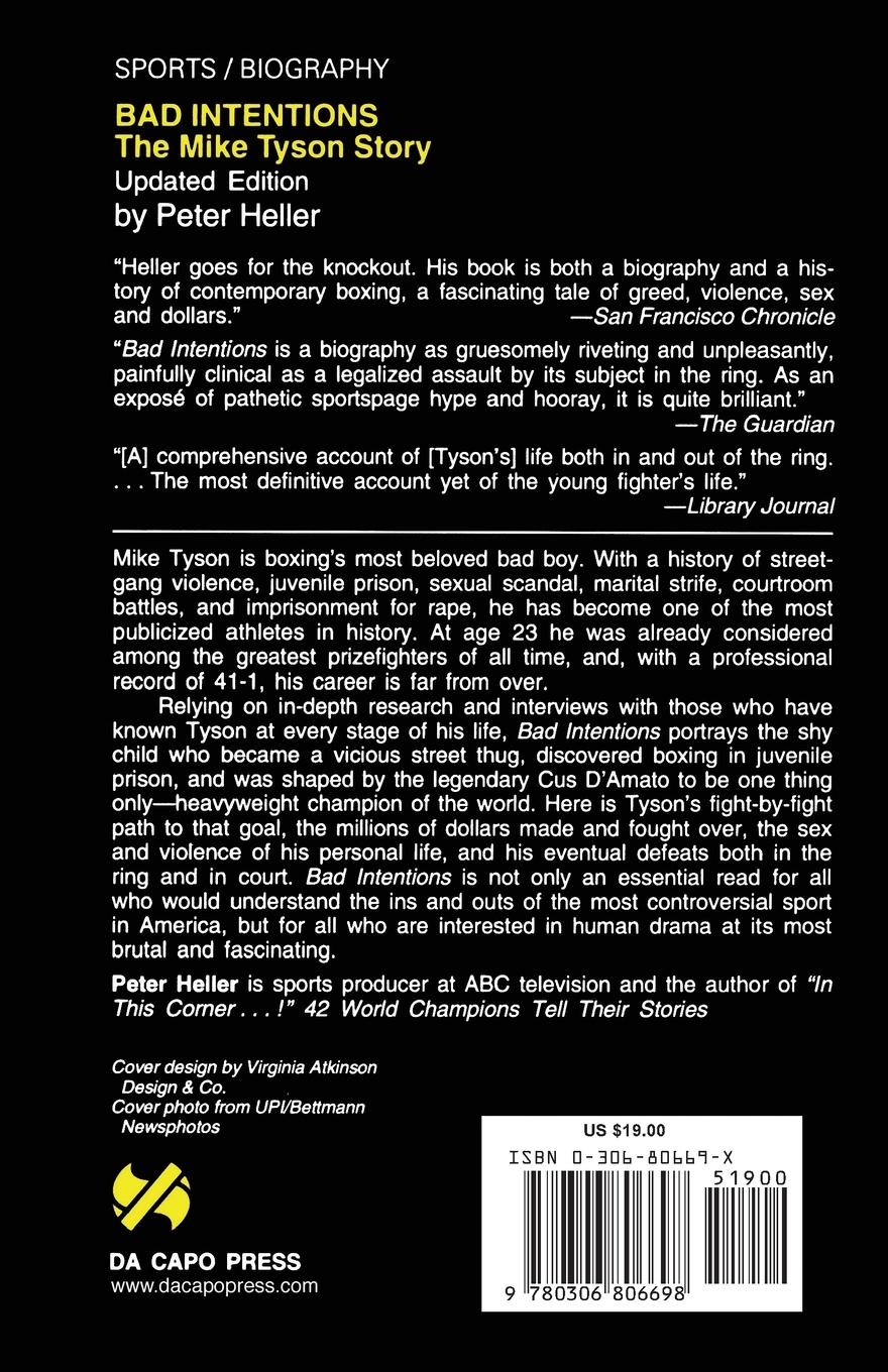 Rückseitencover Bad Intentions