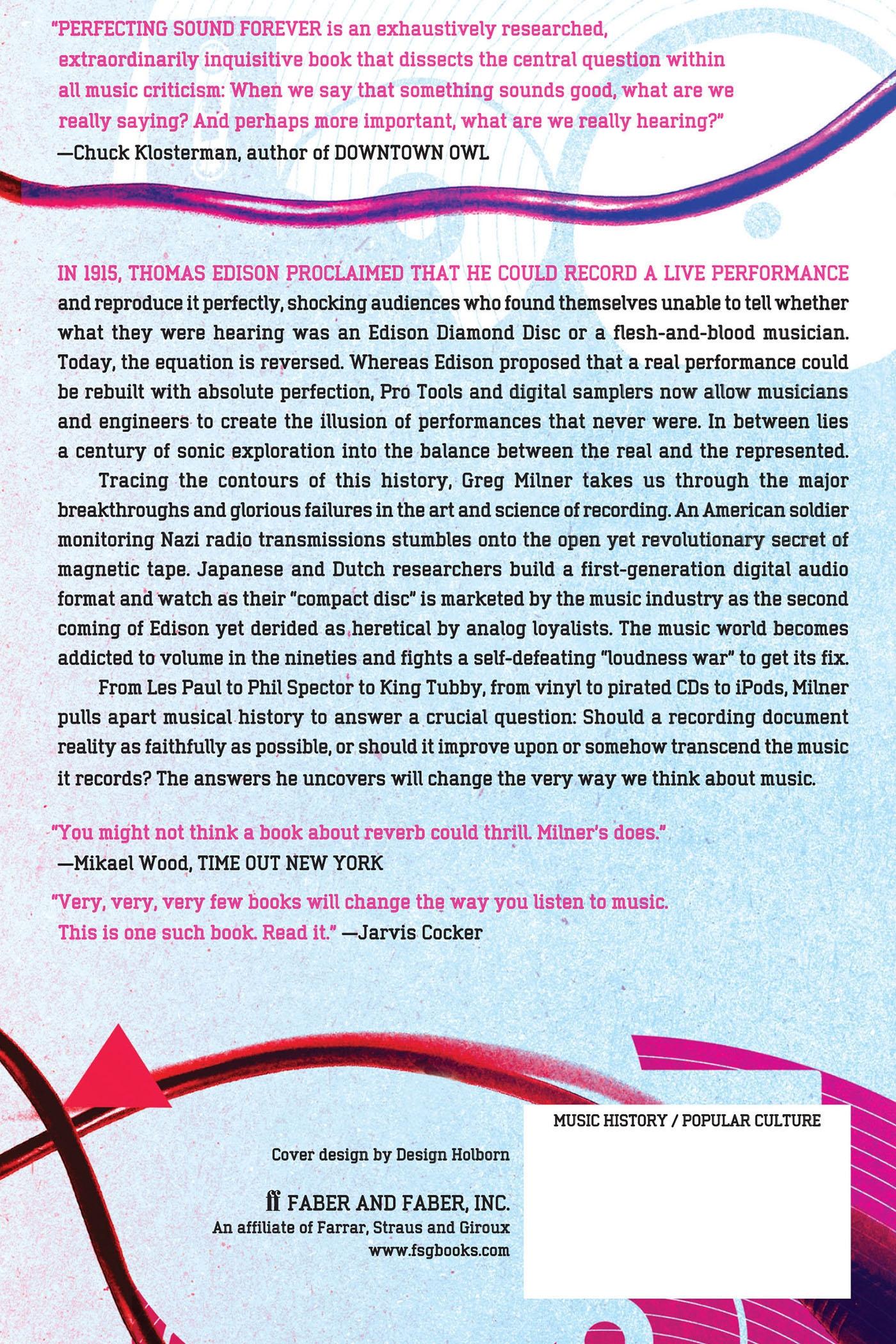 Rückseitencover Perfecting Sound Forever