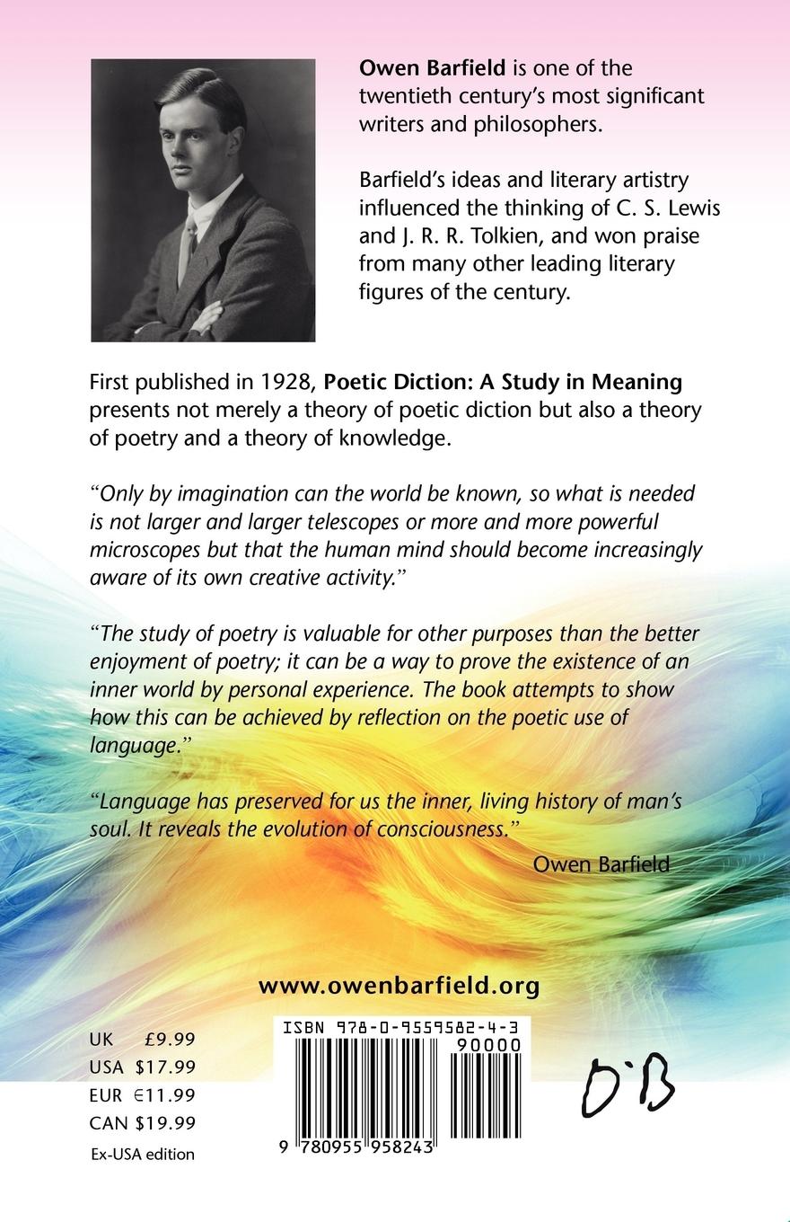 Rückseitencover Poetic Diction