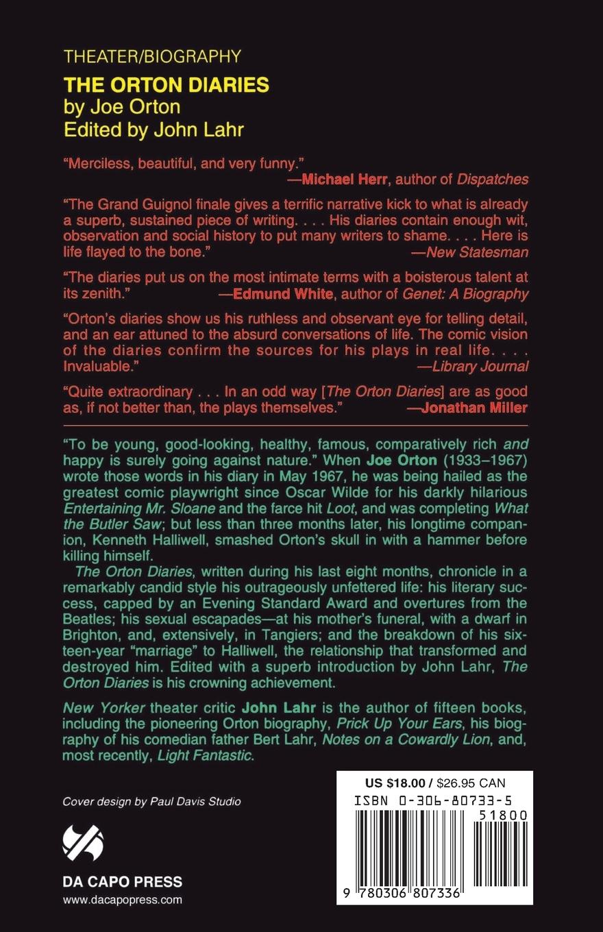 Rückseitencover The Orton Diaries