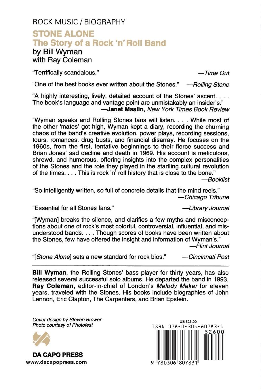 Rückseitencover Stone Alone