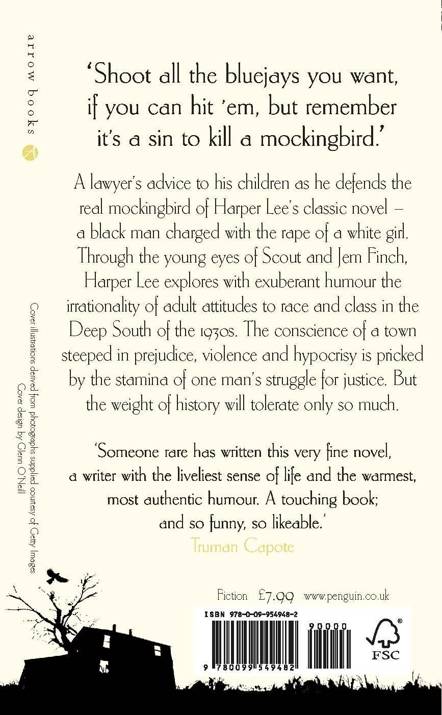 Rückseitencover To Kill a Mockingbird. 60th Anniversary Edition