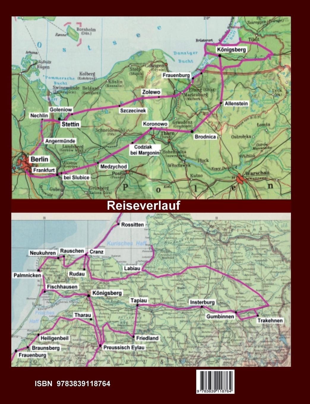 Rückseitencover Berlin - Königsberg