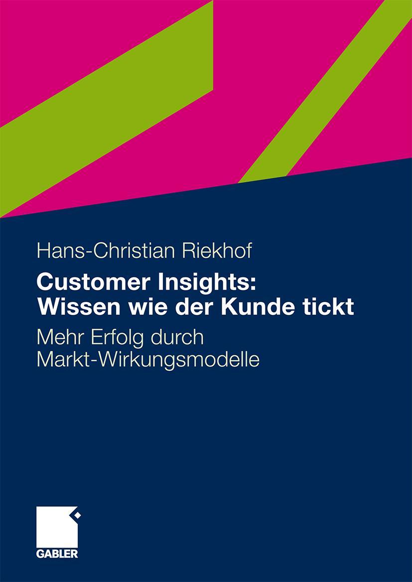 Vorderes Coverbild Customer Insights: Wissen wie der Kunde tickt