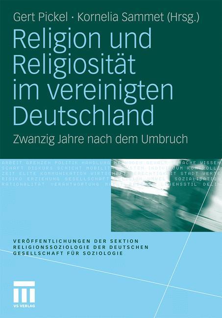 Vorderes Coverbild Religion und Religiosität im vereinigten Deutschland
