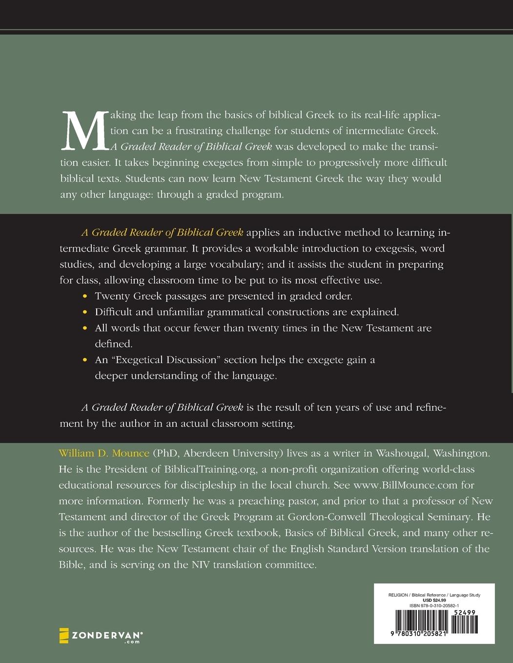 Rückseitencover A Graded Reader of Biblical Greek