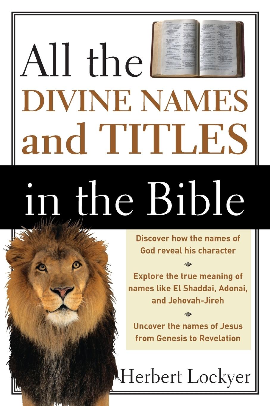 Vorderes Coverbild All the Divine Names and Titles in the Bible