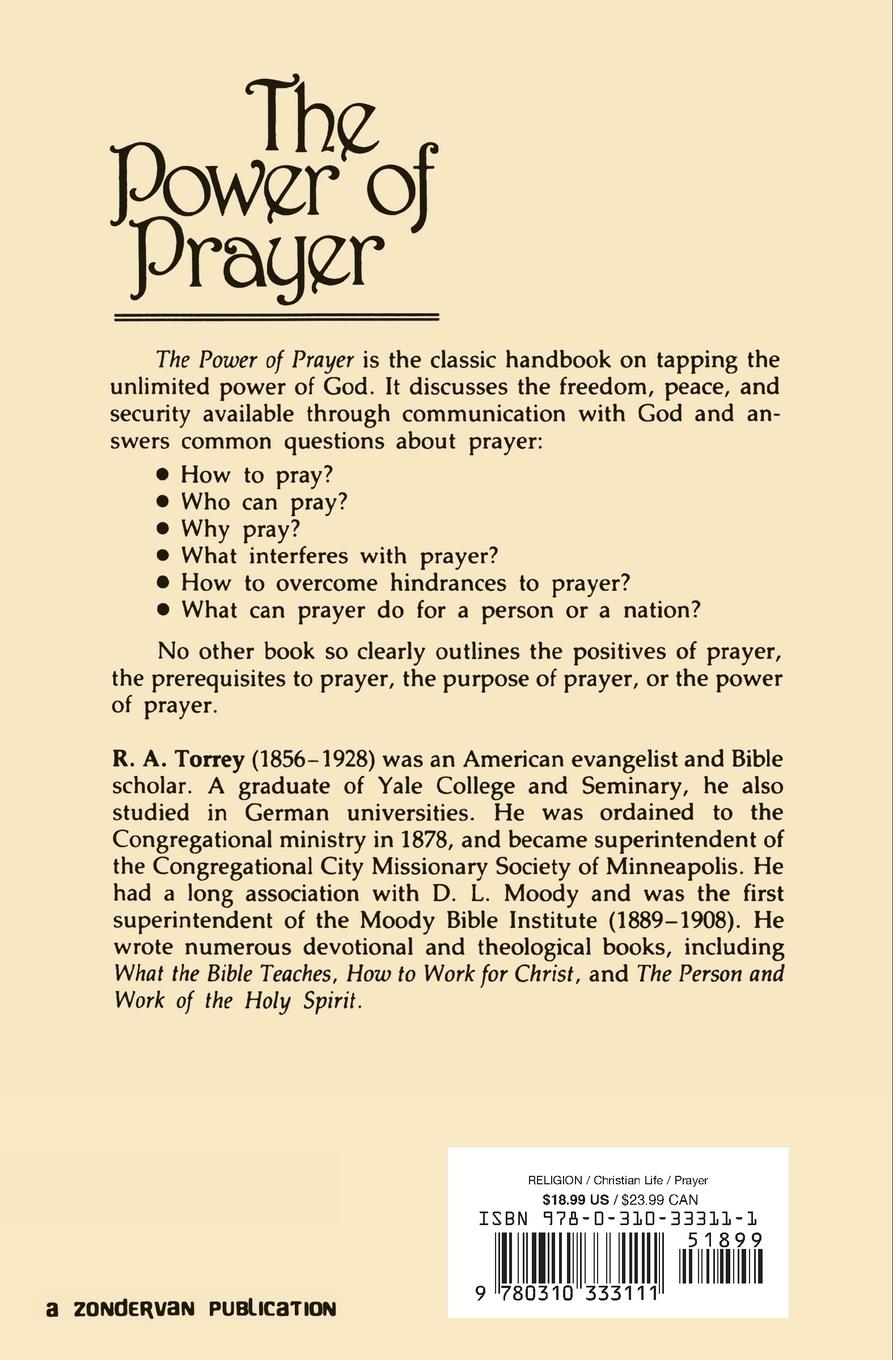 Rückseitencover The Power of Prayer