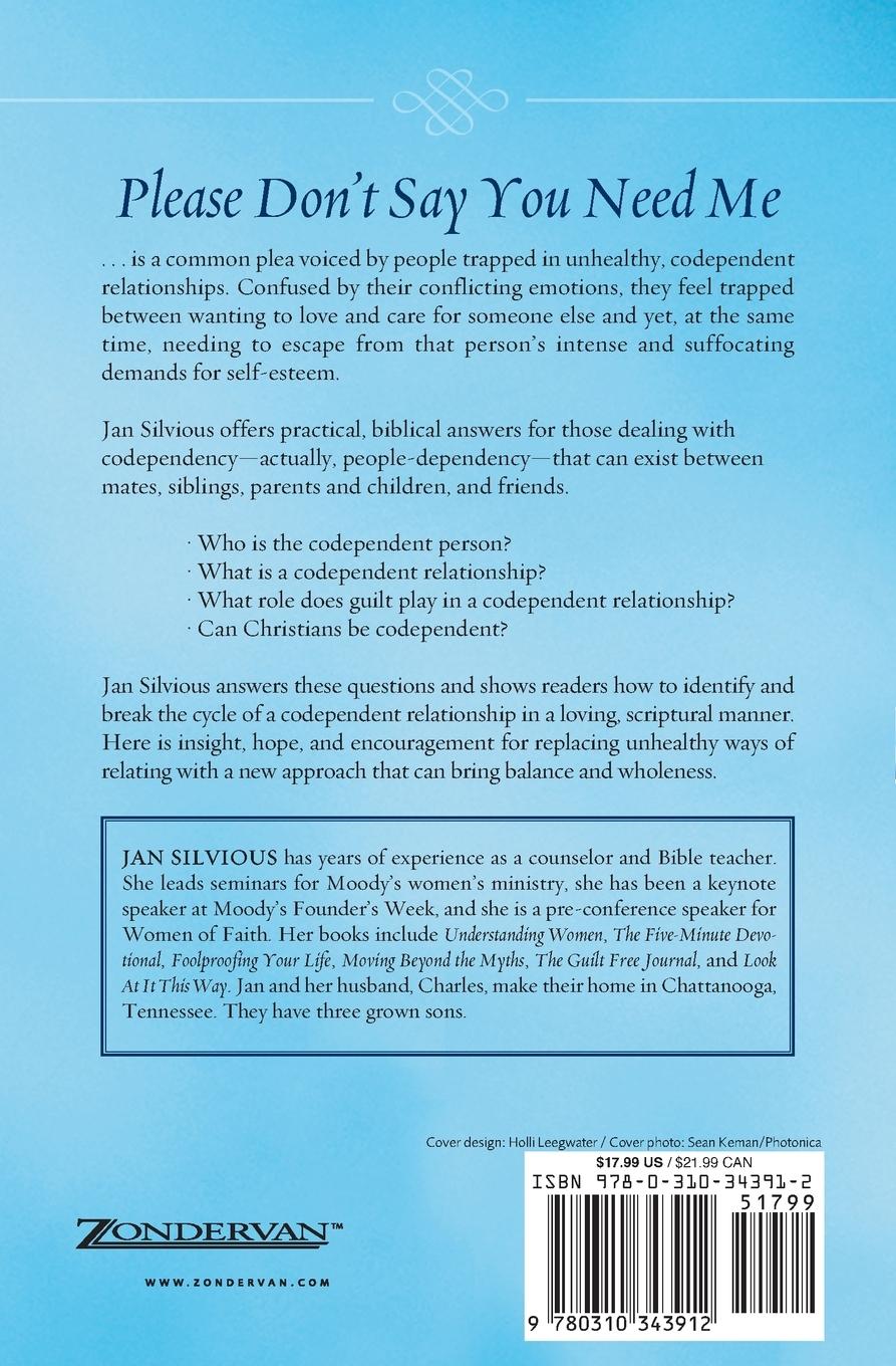 Rückseitencover A Please Don't Say You Need Me