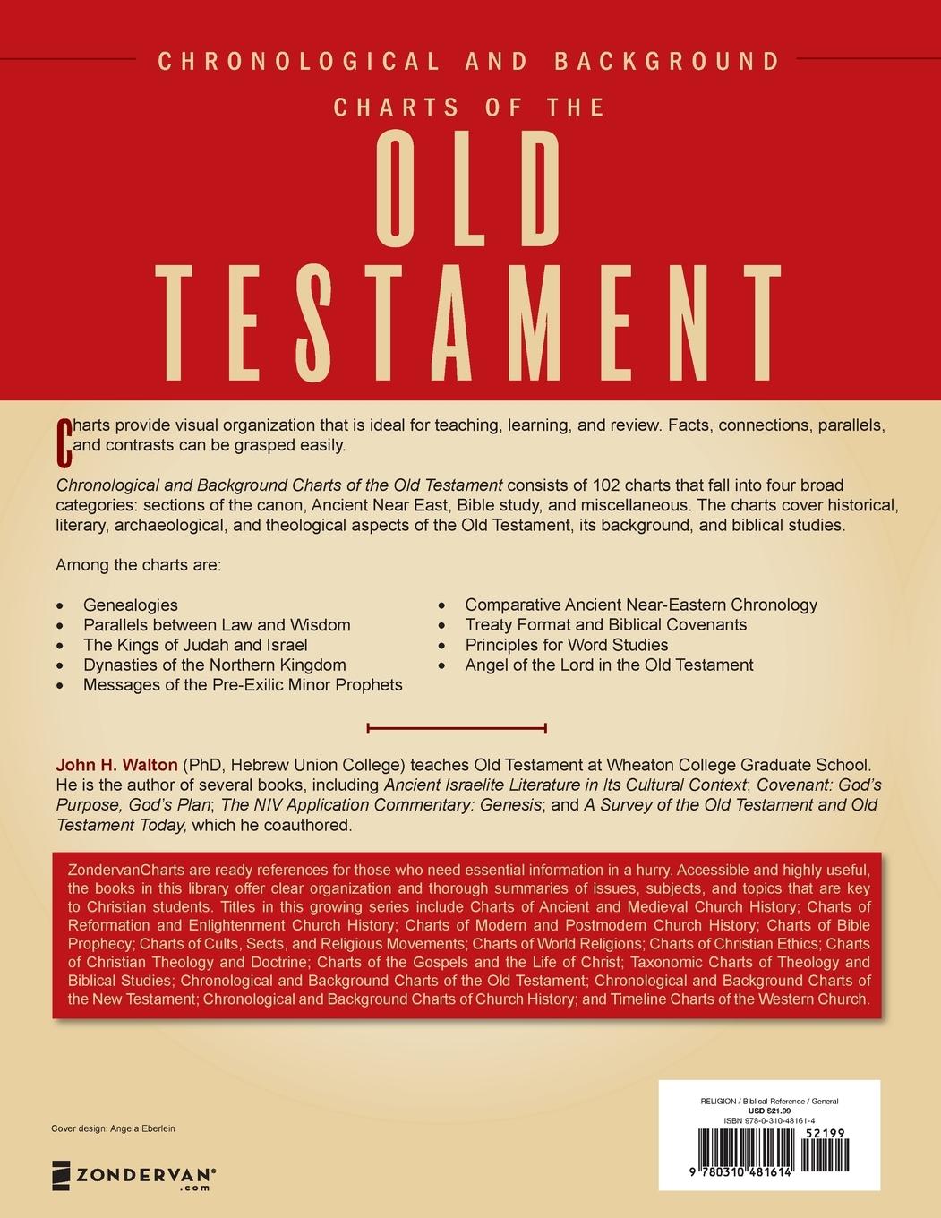 Rückseitencover The Chronological and Background Charts of the Old Testament (Revised, Expanded)